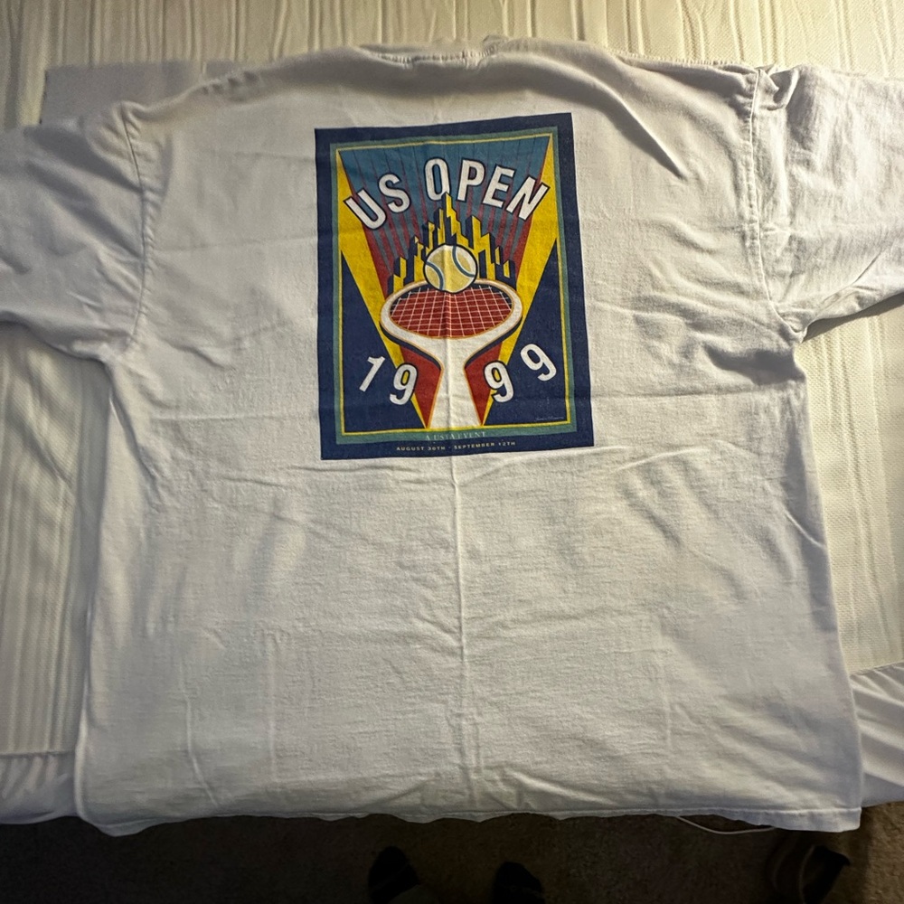 Vintage US Open 1999 T Shirt, USTA Officially Licensed